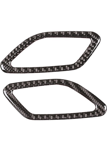 Klima Soketi Etiketi, Gla Cla Sınıfı Için W176 X156 C117 Karbon Fiber Pano Klima Çıkışı Dekor Kapak Trim, Karbon Fiber Rengi (Yurt Dışından)