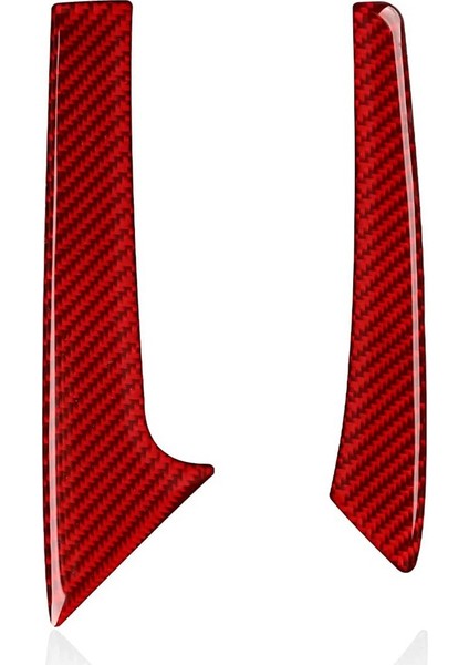 Trimler Etiket, Merkezi Kontrol Kolu Kapak Trimler Etiket Çıkartması C7 2014-2019 Için Karbon Fiber, Kırmızı, Karbon Kırmızı (Yurt Dışından)