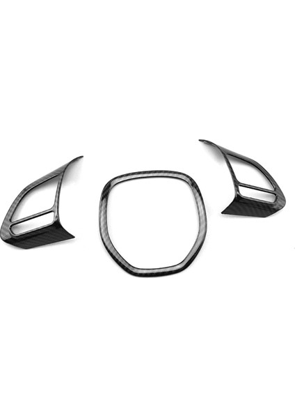 Araba Sticker, 3 Adet Ei5 I5 I6 2018-2020 Araba Karbon Fiber Direksiyon Pani Kapak Trim Dekorasyon Çerçeve Etiket, Karbon Fiber Desen (Yurt Dışından)