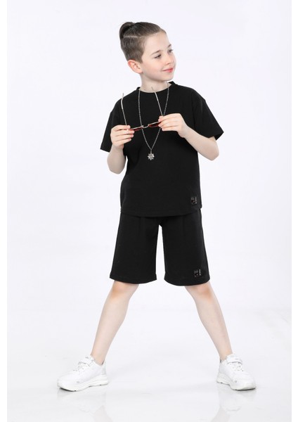 Erkek Çocuk T-Shirt ve Şort 2 Li Takım VF24KMR5104142