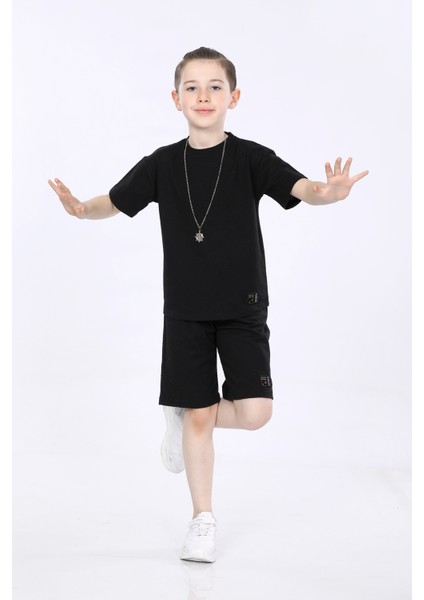 Erkek Çocuk T-Shirt ve Şort 2 Li Takım VF24KMR5104142 fiyatları