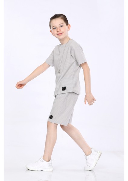 Erkek Çocuk T-Shirt ve Şort 2 Li Takım VF24KMR5104142