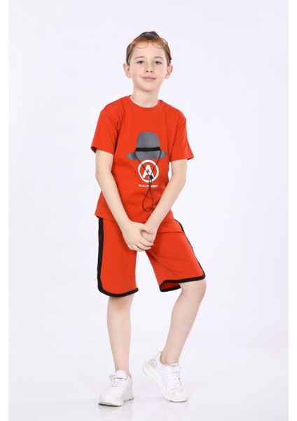 Erkek Çocuk T-Shirt ve Şort 2 Li Takım VF24KMR5100708