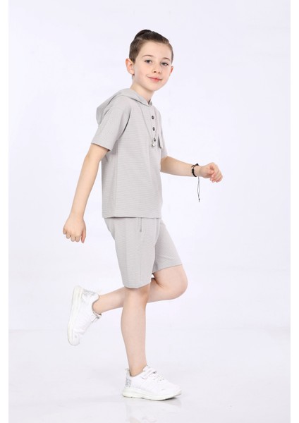 Erkek Çocuk T-Shirt ve Şort 2 Li Takım VF24KMR5103940