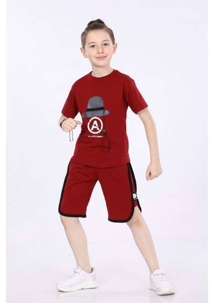Erkek Çocuk T-Shirt ve Şort 2 Li Takım VF24KMR5100708