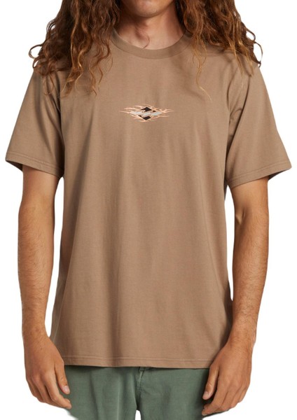 Tall Tale Tees Erkek Kahverengi T-Shirt ABYZT02266-138