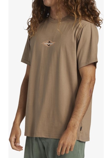 Tall Tale Tees Erkek Kahverengi T-Shirt ABYZT02266-138 fırsatları