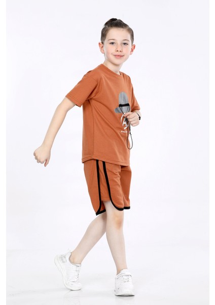 Erkek Çocuk T-Shirt ve Şort 2 Li Takım VF24KMR5103132