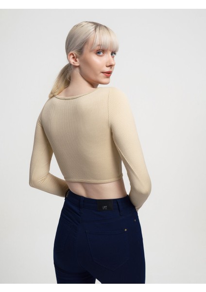 Crop Kadın Tshirt U.kol
