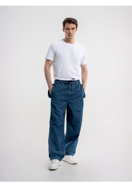 Parachuthe Jean Baggy Fit Erkek Pantolon