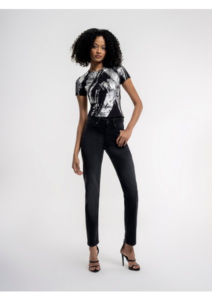 Slim Fit Kadın Tshirt K.kol