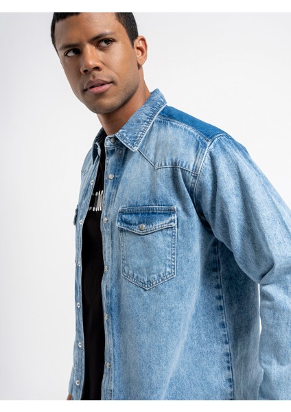 Oversize Fit Erkek Gömlek U.kol fırsatları
