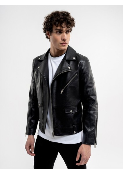 Regular Fit Erkek Mont Pu