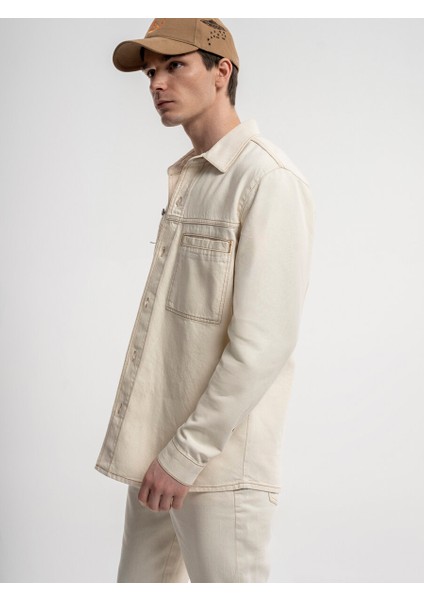 Oversize Fit Erkek Gömlek U.kol