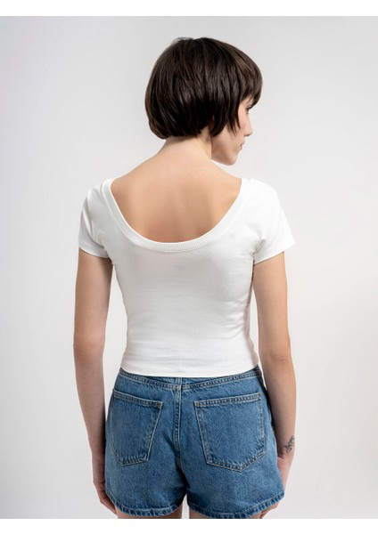 Crop Kadın Tshirt K.kol