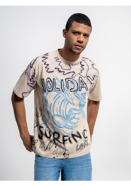 Loose Fit Erkek Tshirt K.kol