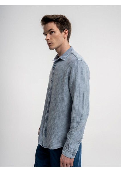 Regular Fit Erkek Gömlek U.kol