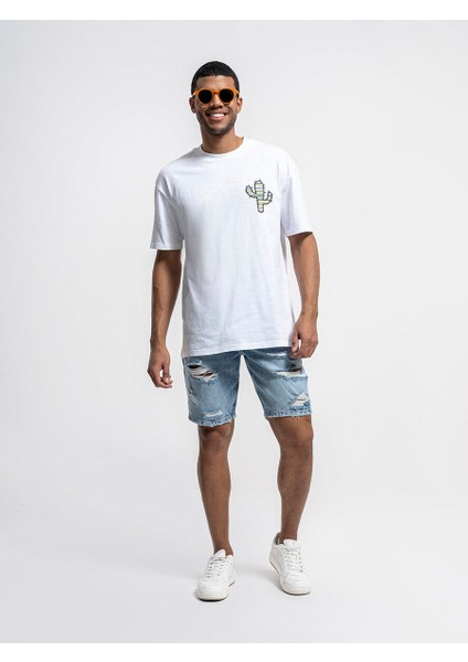Oversize Fit Erkek Tshirt K.kol