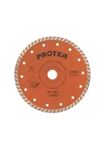 Pr 180 Tc Turbo Kanallı Elmas Testere Proter