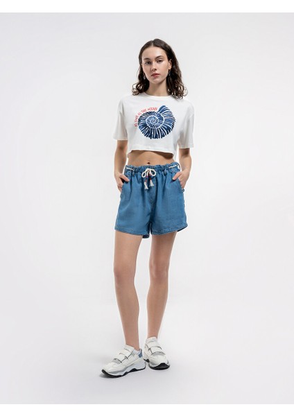 Loose Crop Kadın Tshirt K.kol fiyatları