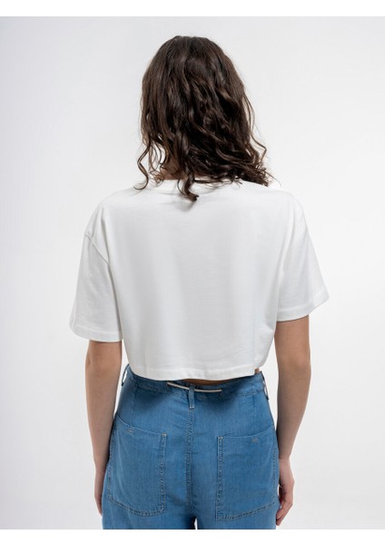 Loose Crop Kadın Tshirt K.kol modelleri
