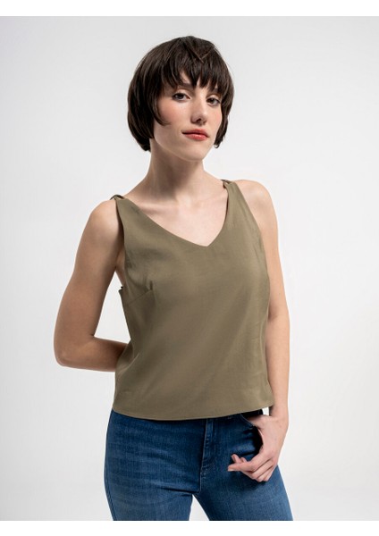 Regular Fit Kadın Bluz K.kol