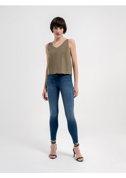 Regular Fit Kadın Bluz K.kol