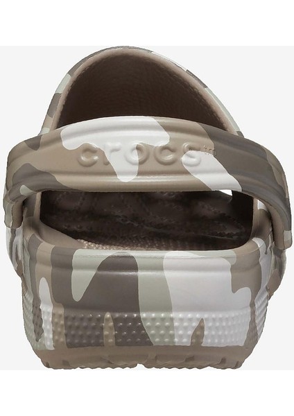 206454 Classic Printed Camo Clog Sandalet