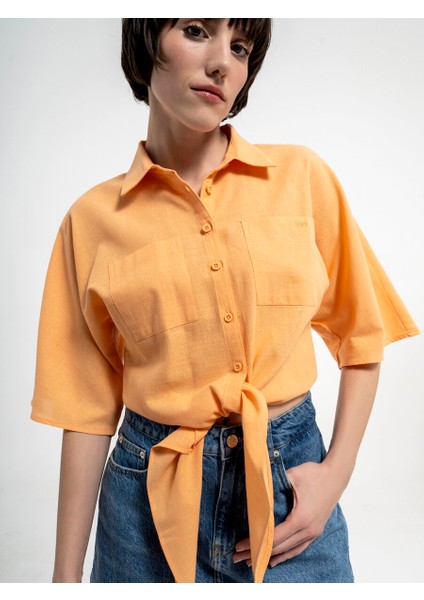 Regular Fit Kadın Gömlek K.kol fırsatları