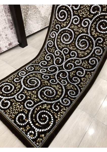 Doğadan 10910 V 100X200 Kahve Taşlı 2 Metre Yolluk ! fiyatları