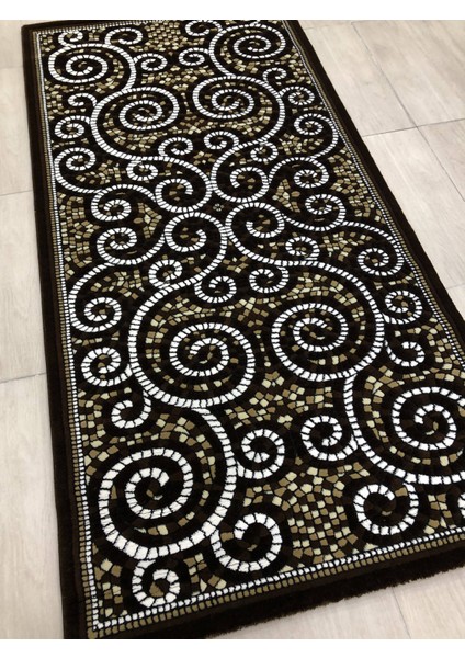 Doğadan 10910 V 100X200 Kahve Taşlı 2 Metre Yolluk ! modelleri