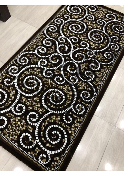 Doğadan 10910 V 100X200 Kahve Taşlı 2 Metre Yolluk ! fırsatları