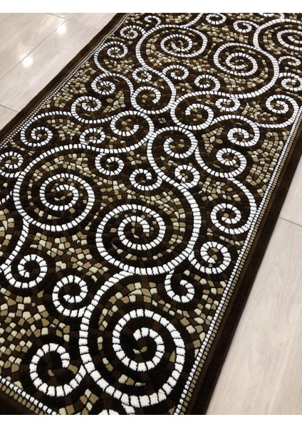 Doğadan 10910 V 100X200 Kahve Taşlı 2 Metre Yolluk ! indirimleri