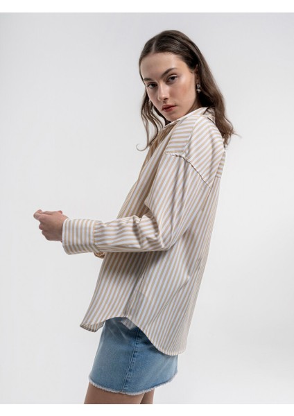 Relax Fit Kadın Gömlek U.kol fırsatları