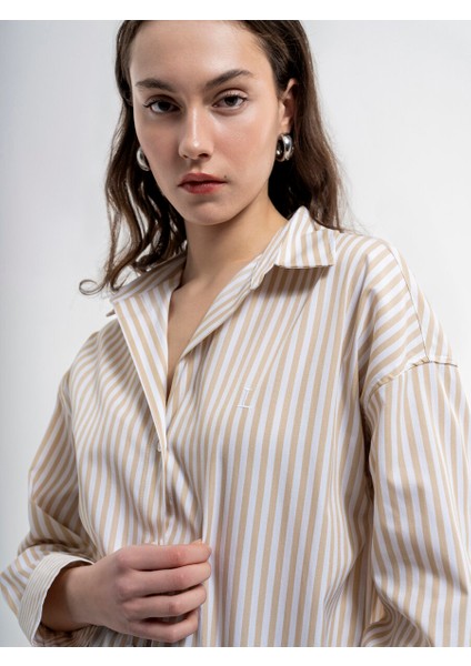 Relax Fit Kadın Gömlek U.kol indirimleri