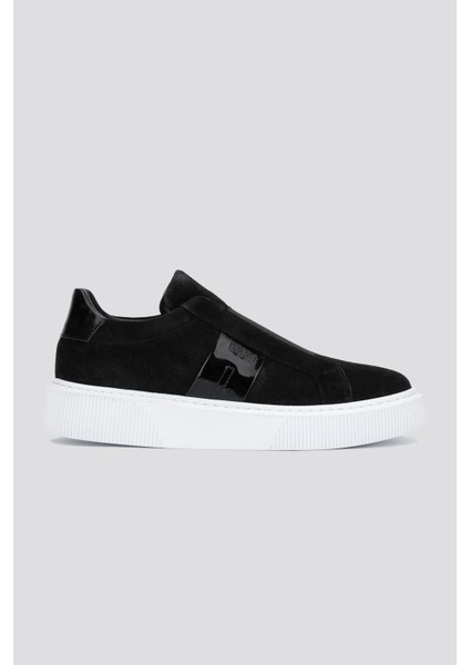 Emmaerkek Siyah Süet Deri Sneakers & Spor Ayakkabı 352 20074 Erk Ayk Y24