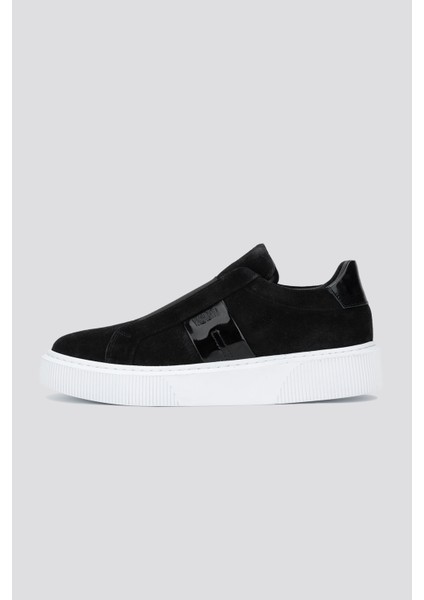 Emmaerkek Siyah Süet Deri Sneakers & Spor Ayakkabı 352 20074 Erk Ayk Y24