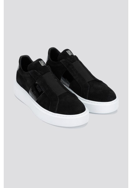 Emmaerkek Siyah Süet Deri Sneakers & Spor Ayakkabı 352 20074 Erk Ayk Y24