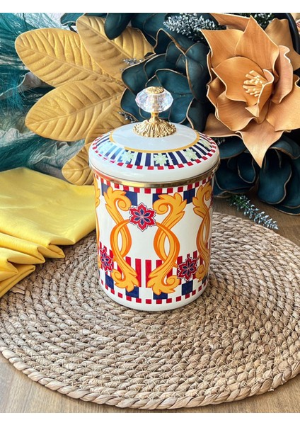 Elegance Emaye Kavanoz-15 cm