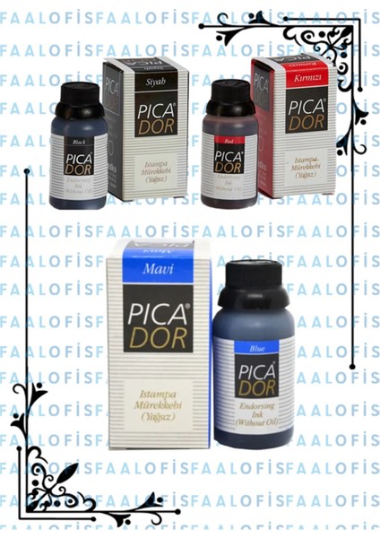 Istampa Mürekkebi 30ML 3 Renk