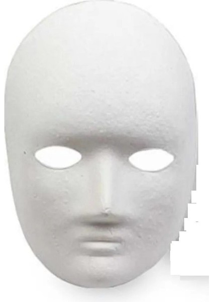 Boyanabilir Boyama Maskesi Kağıt Karton Maske 100 Adet