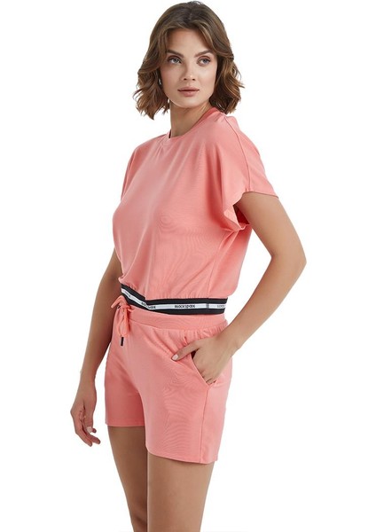 Kadın Pembe T-Shirt 51317 modelleri