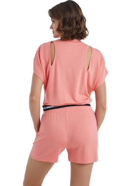 Kadın Pembe T-Shirt 51317 fırsatları