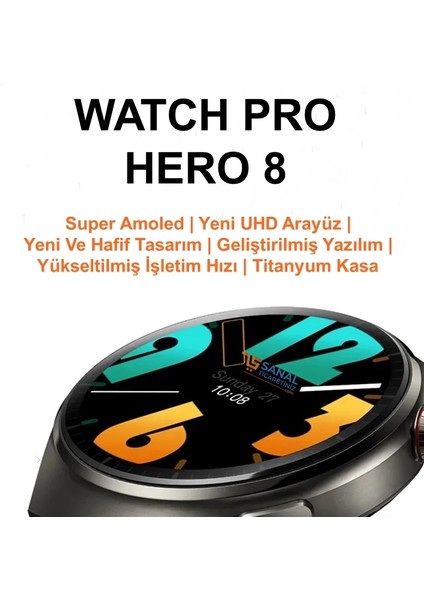 Watch Pro Hero 8 Akıllı Saat