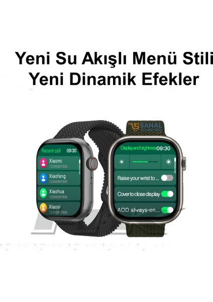 Sanal Ticaretiniz Watch 9 Hk Pro Plus ( 12 Kordonlu ) Akıllı Saat