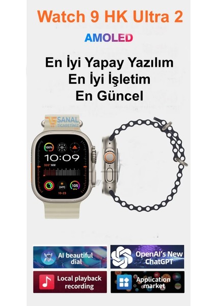 Watch 9 Hk Ultra 2 Akıllı Saat