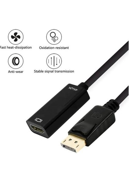 2177 4K Displayport To HDMI Kablo Display Port Çevirici Dönüştürücü modelleri