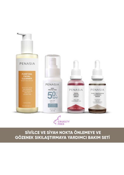 Akne ve Siyah Nokta Karışıtı Yardımcı Set