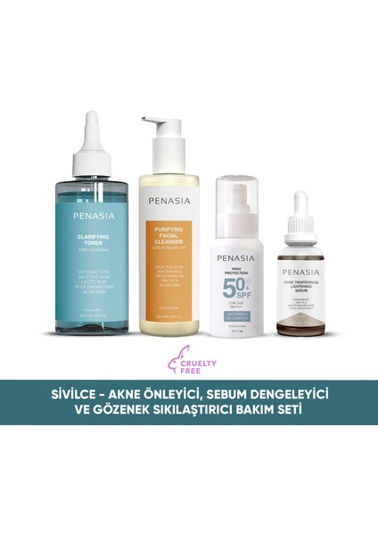 Sebum Dengeleyici Set