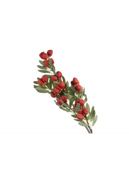 Kırmızı Toplu Yapay Çiçek 110-120 cm